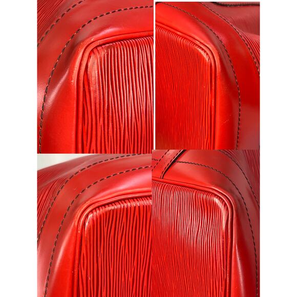 Louis Vuitton Noé Red Epi Leather Bucket Shoulder Bag Made in France A20970 - Picture 16 of 16